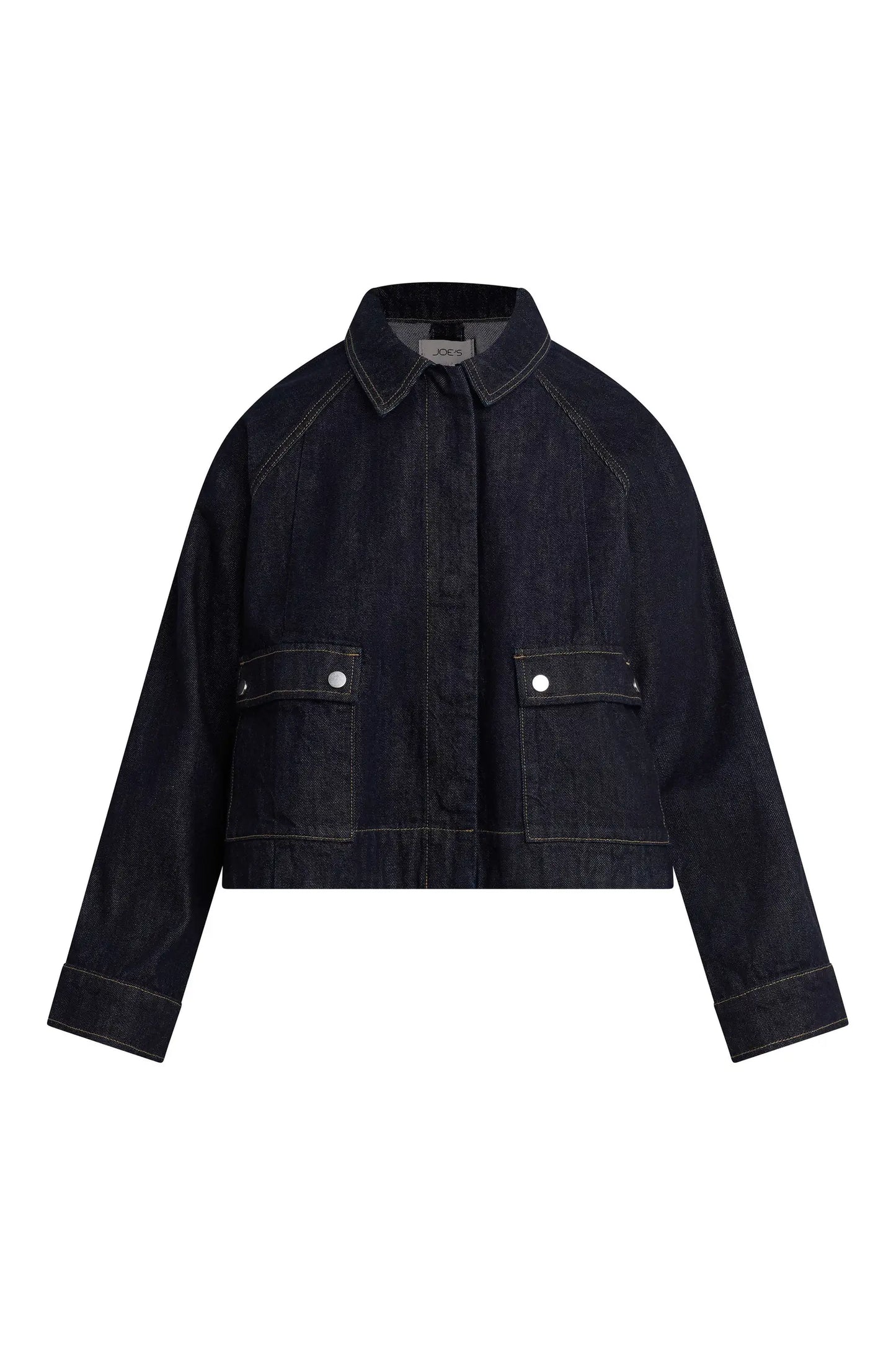 The Patch Pocket Denim Swing Jacket