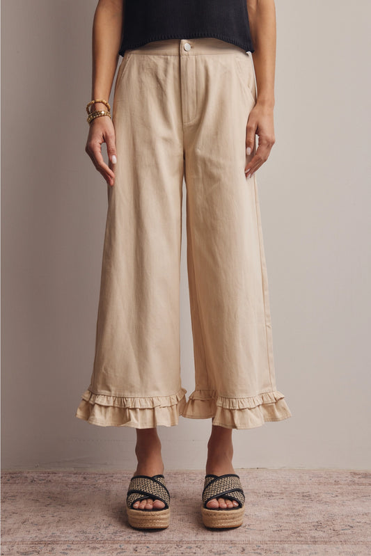 Ruffle Hem Pant