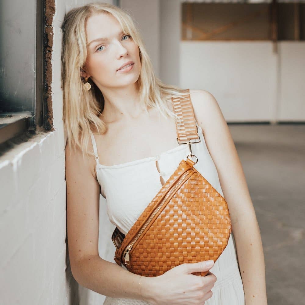 Westlyn Woven Bum Bag Tan