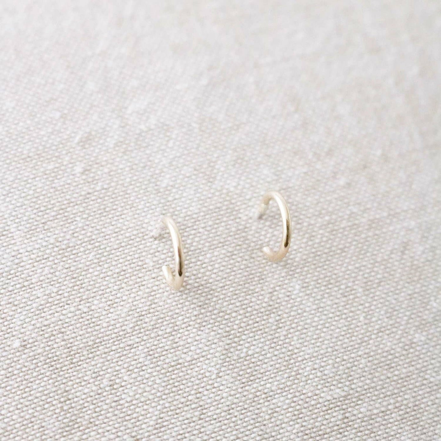 Alex Huggie Earrings: Silver