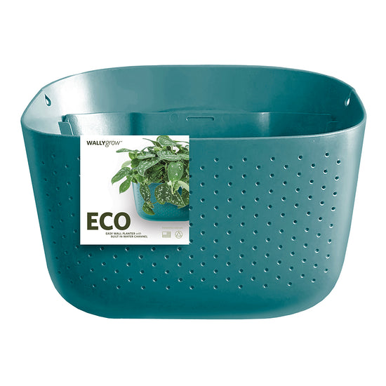 Eco Teal Wall Planter