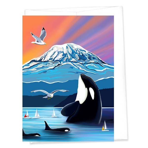 Orcas - In the Wild #3 (5x7)