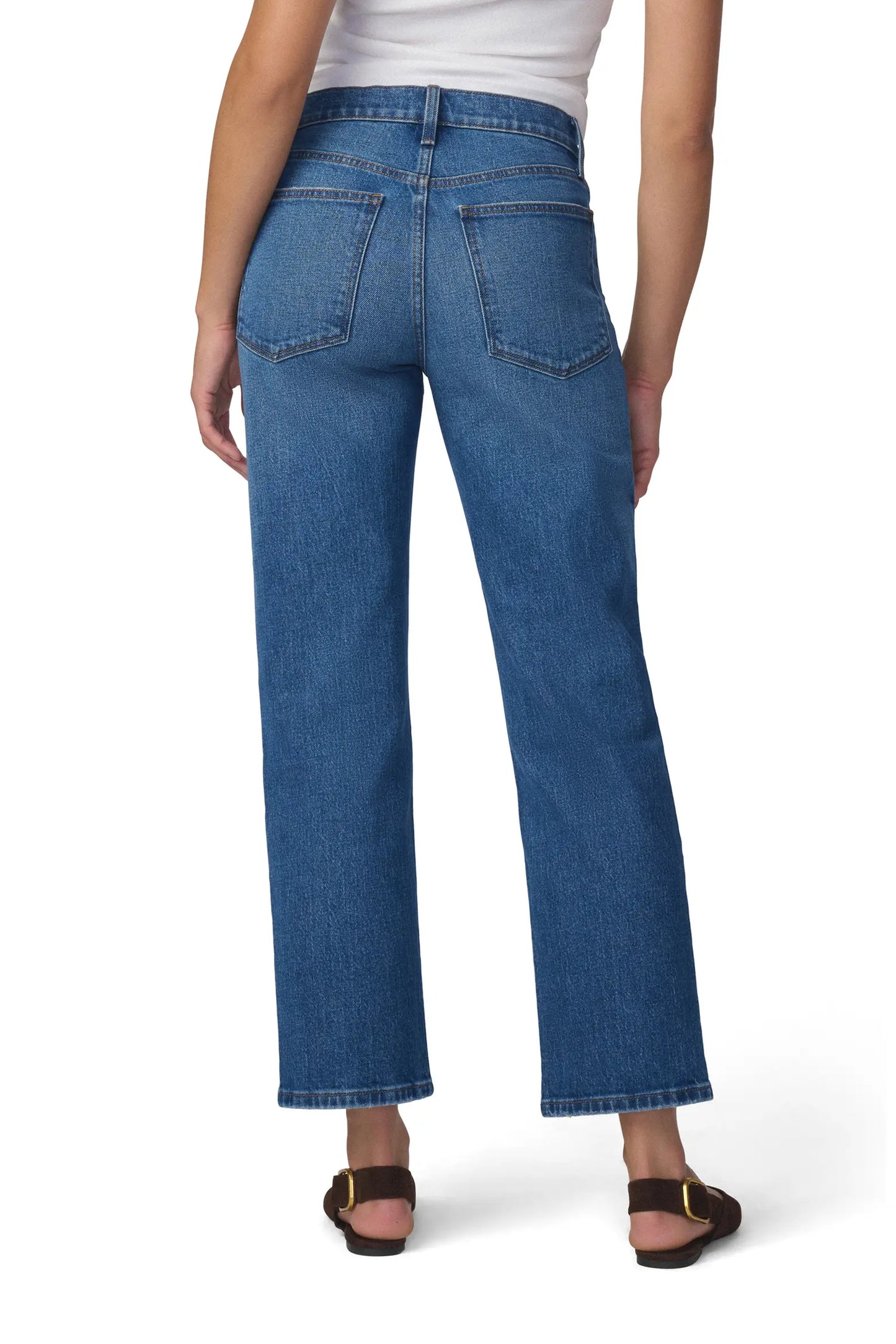 The Sienna Ankle Mid Rise Straight Jean