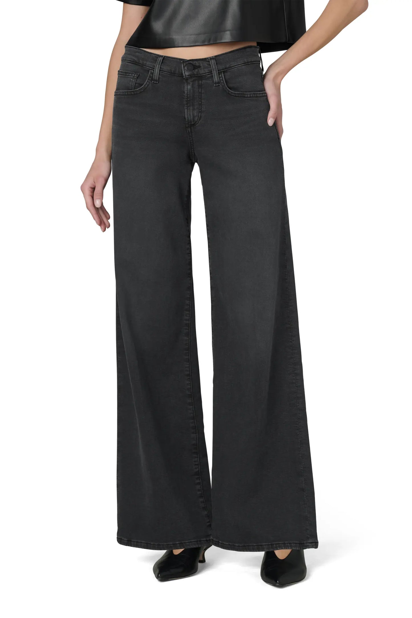 The Lou Lou Low Rise Wide Leg Jean