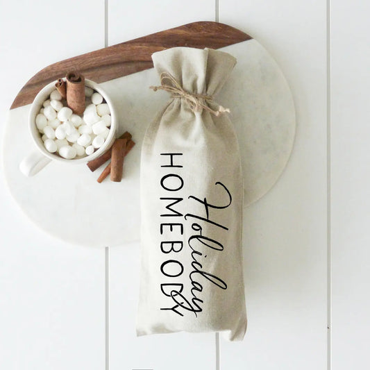 Holiday Homebody Wine Bag